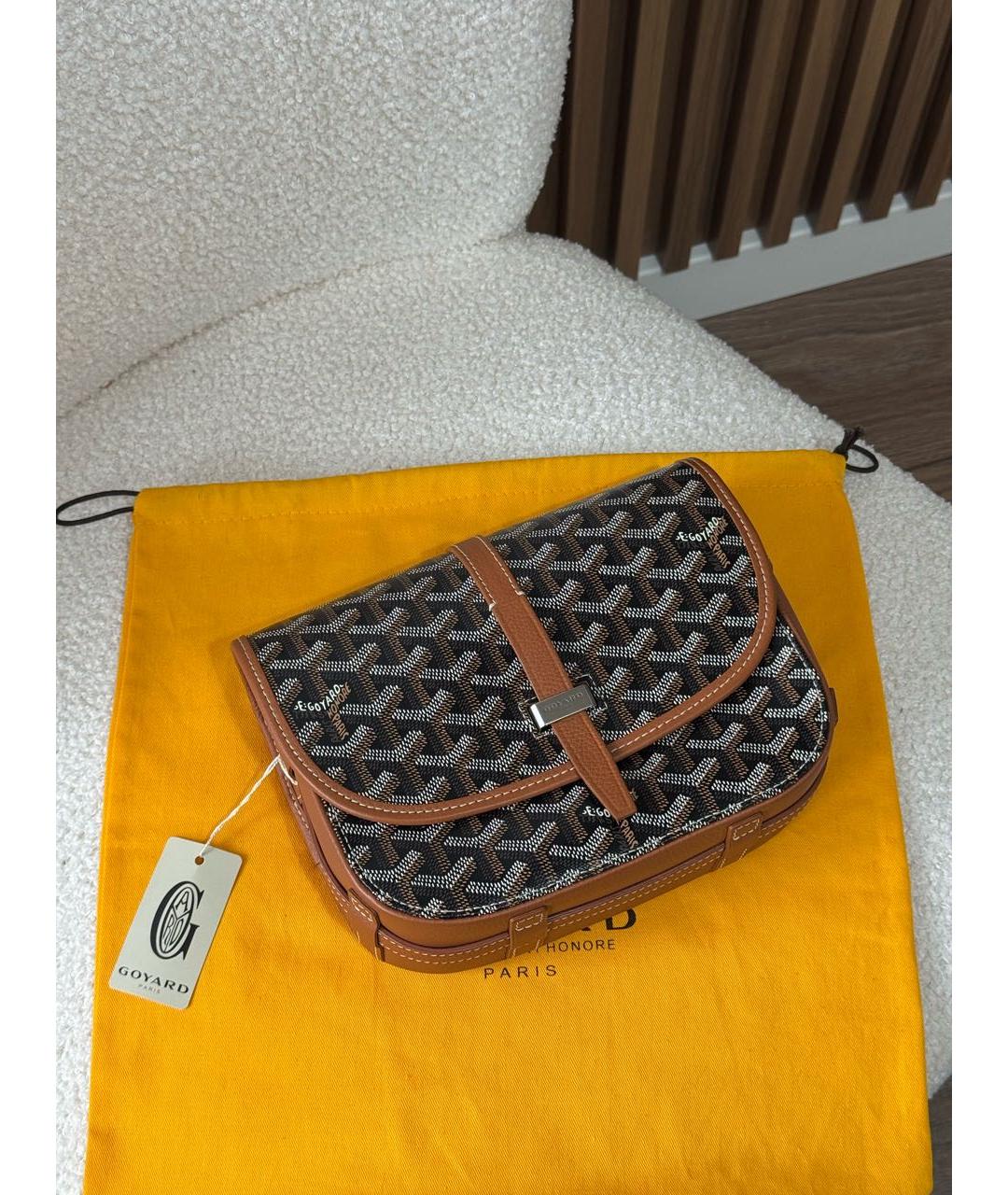 GOYARD Коричневая сумка на плечо, фото 4
