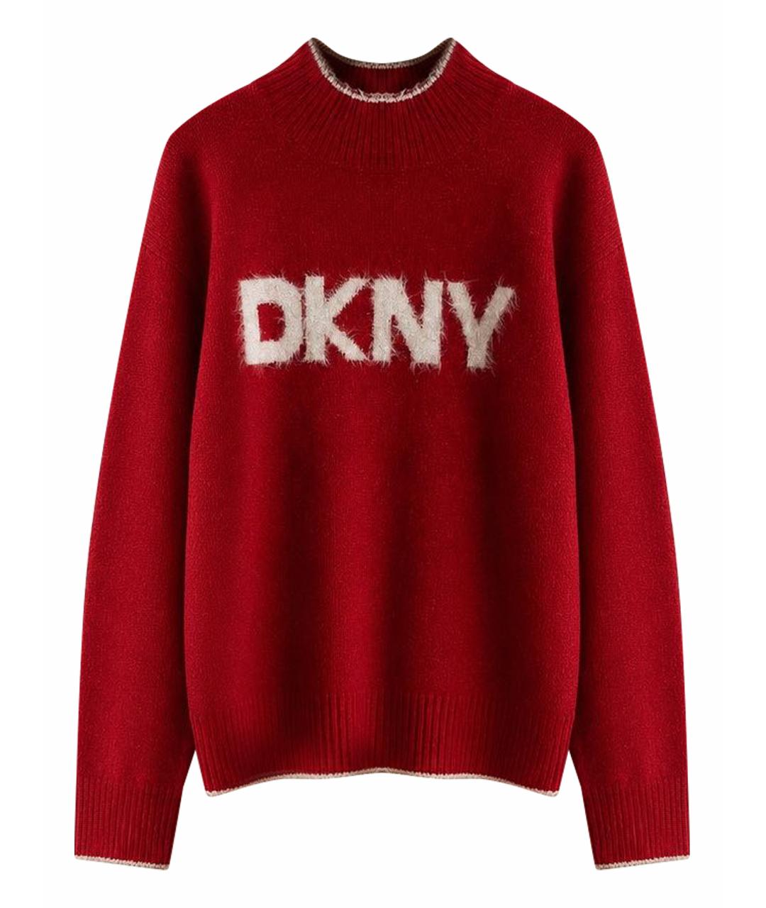DKNY Красный хлопковый джемпер / свитер, фото 1
