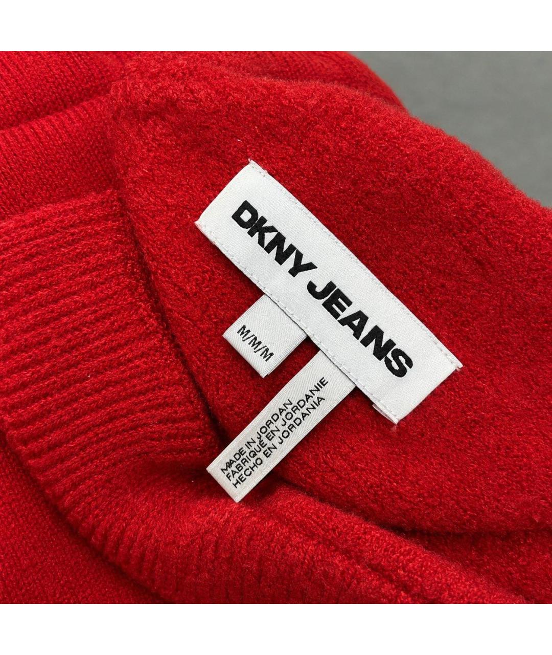DKNY Красный хлопковый джемпер / свитер, фото 3