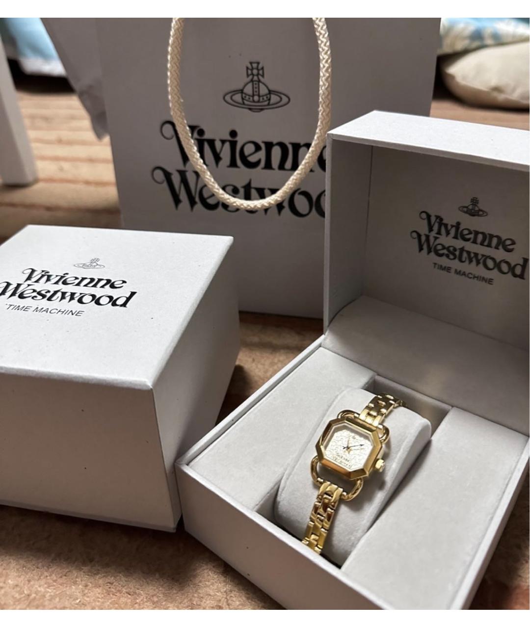 VIVIENNE WESTWOOD Золотые часы, фото 4