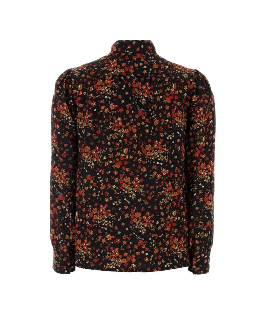 GUCCI Мульти шелковая блузы, фото 2