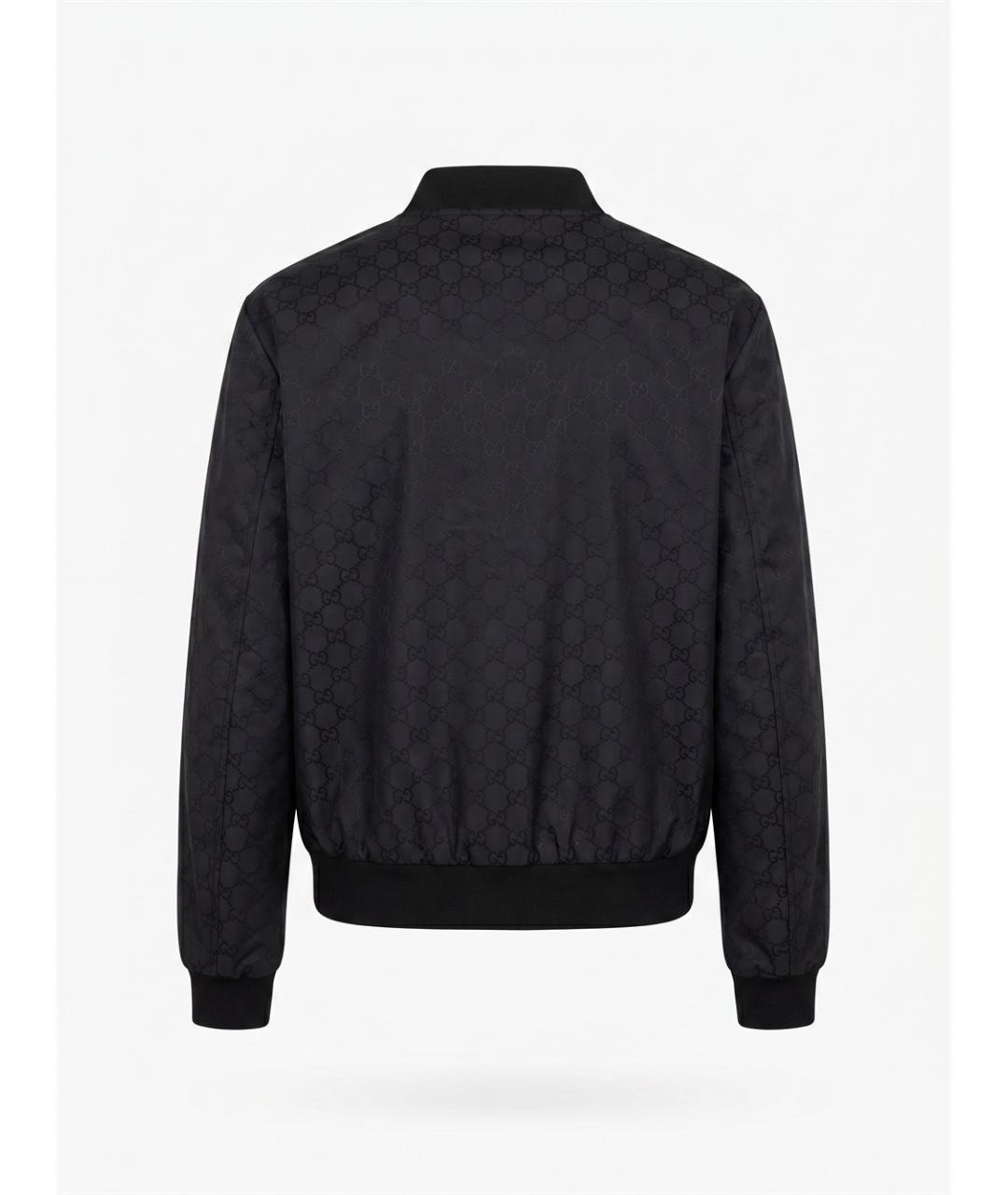 GUCCI Черная полиамидовая куртка, фото 2