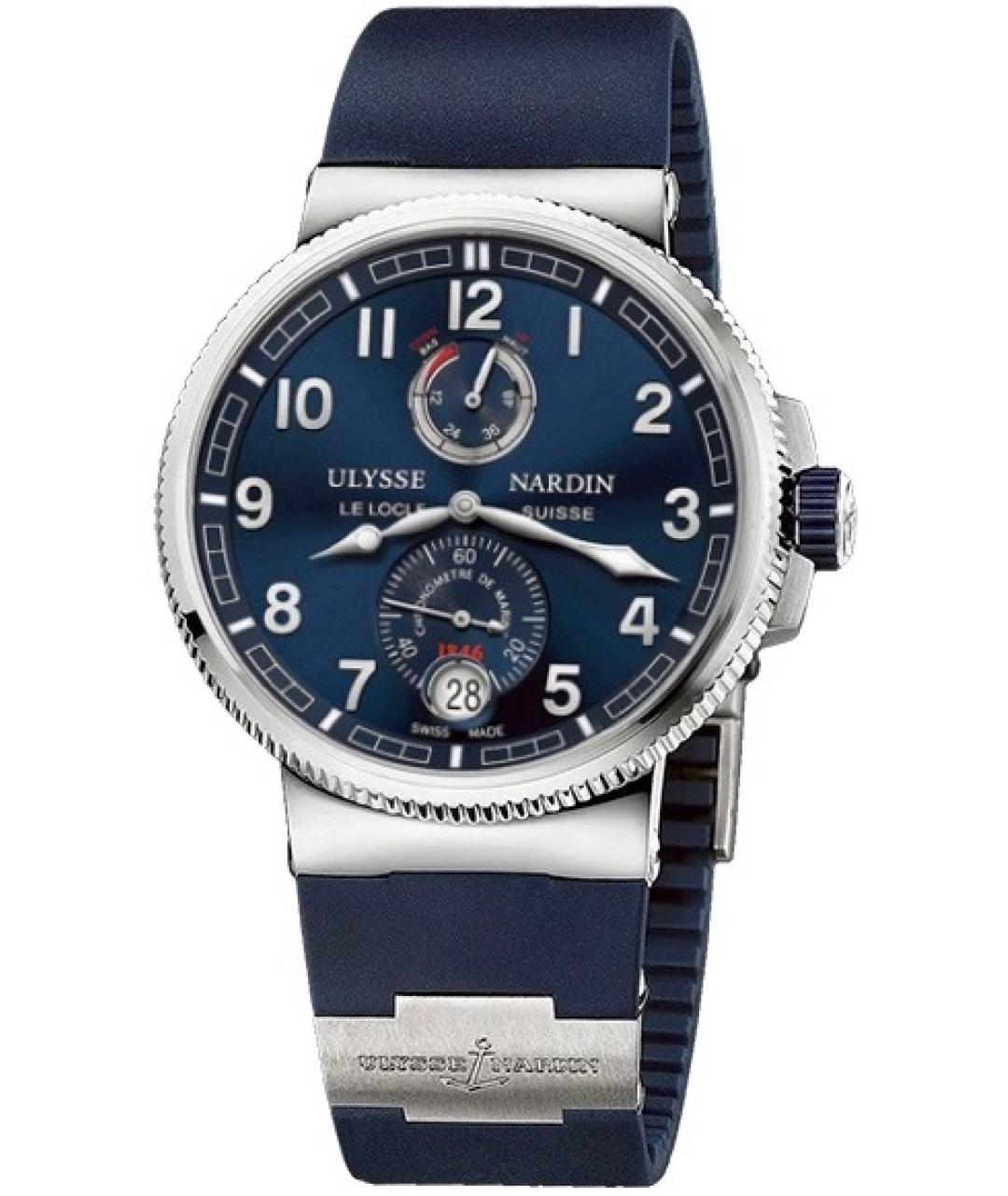 Ulysse Nardin Синие металлические часы, фото 1