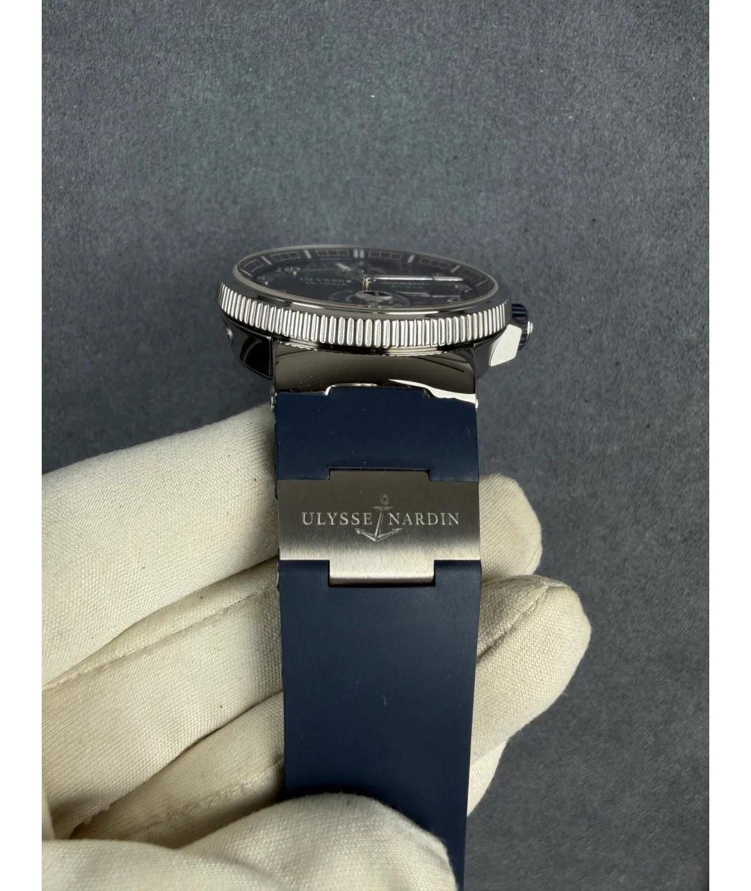 Ulysse Nardin Синие металлические часы, фото 4