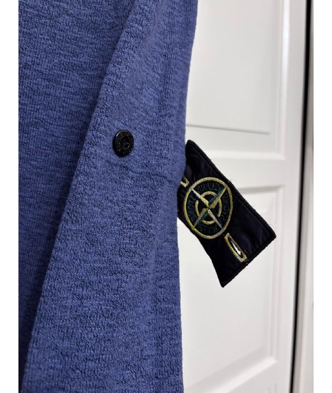 STONE ISLAND Фиолетовый хлопковый джемпер / свитер, фото 3
