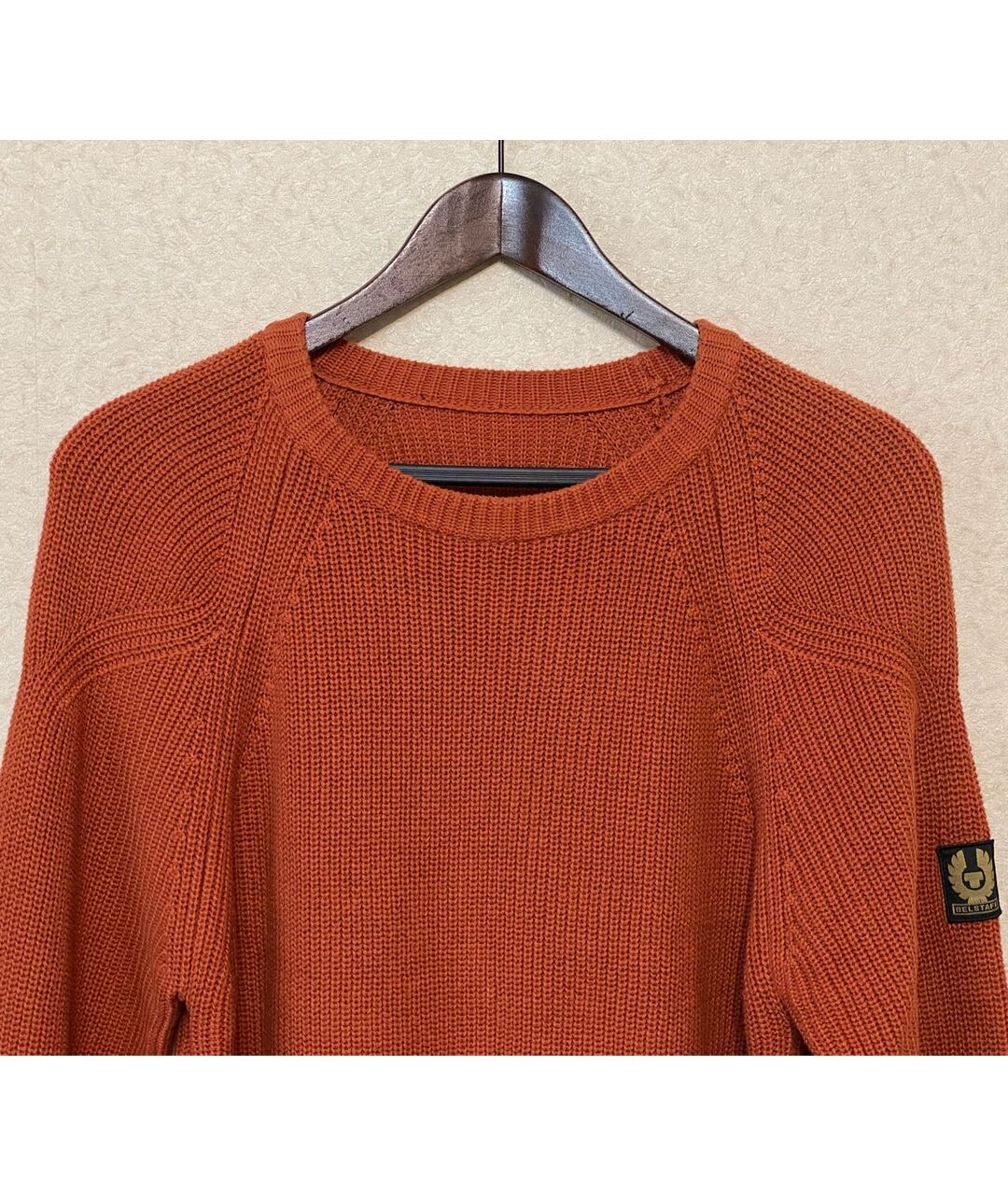 BELSTAFF Оранжевый хлопковый джемпер / свитер, фото 3