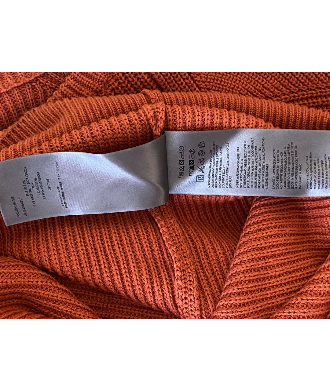 BELSTAFF Оранжевый хлопковый джемпер / свитер, фото 6