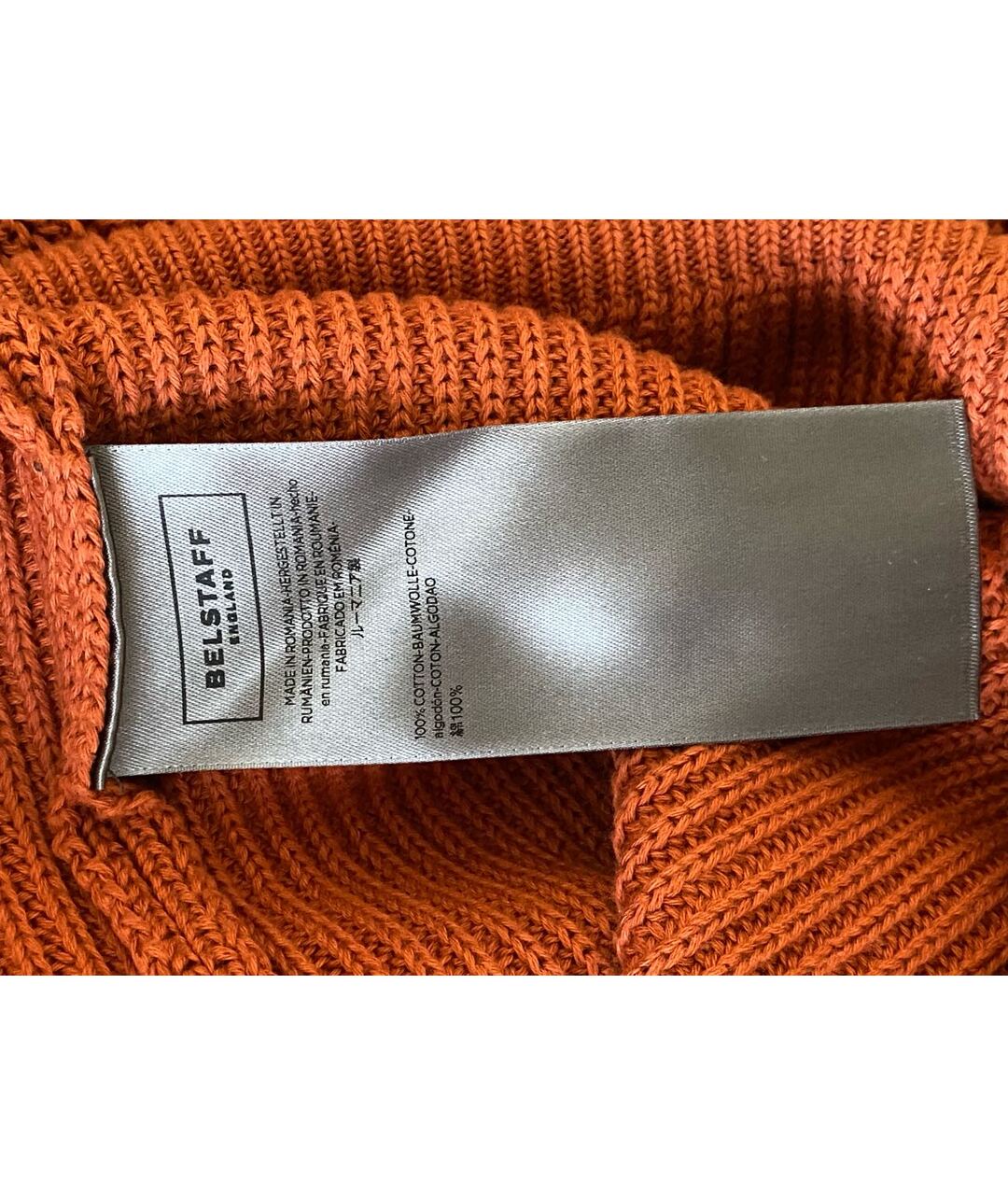 BELSTAFF Оранжевый хлопковый джемпер / свитер, фото 5