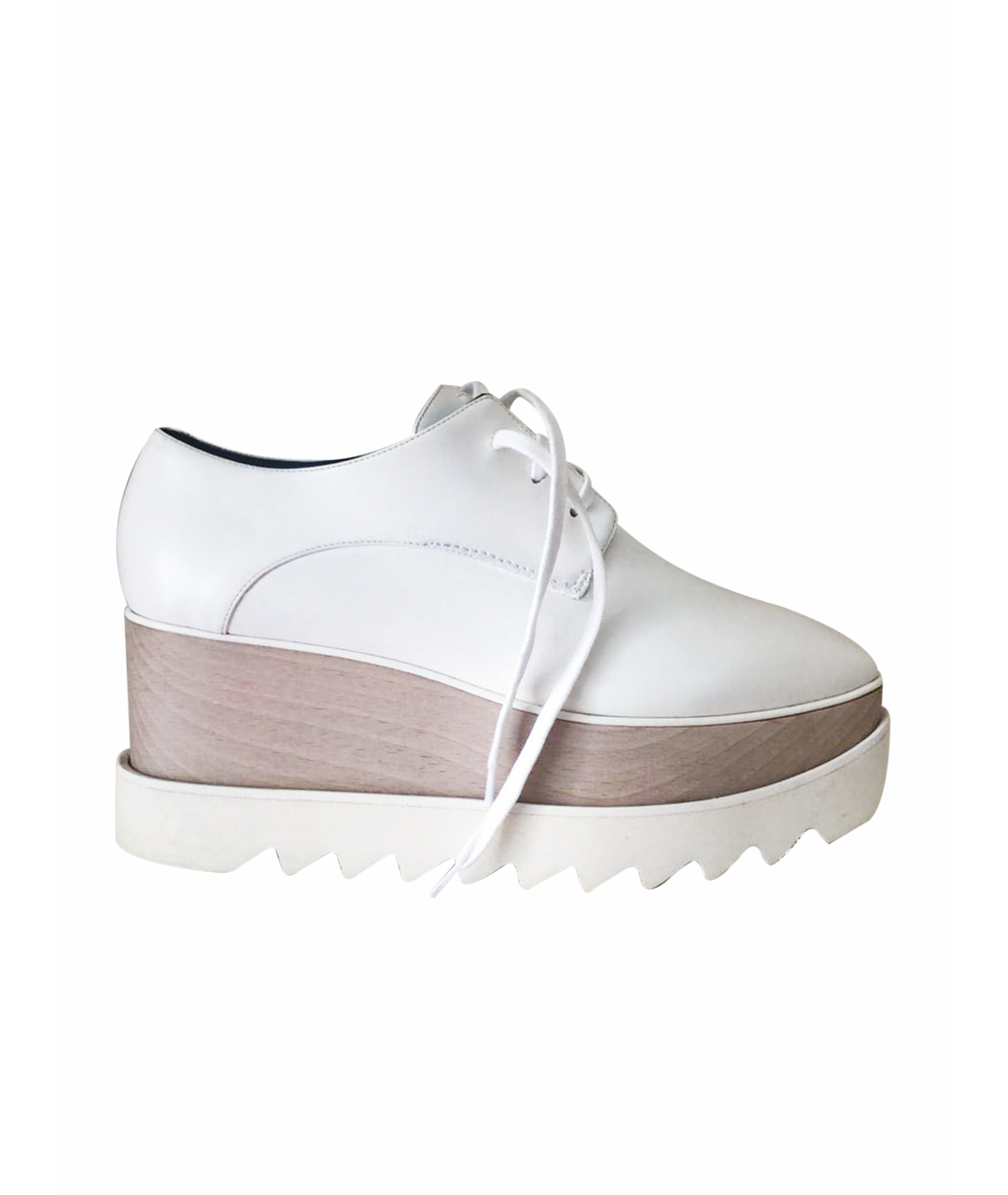 STELLA MCCARTNEY Белые кожаные ботинки, фото 1