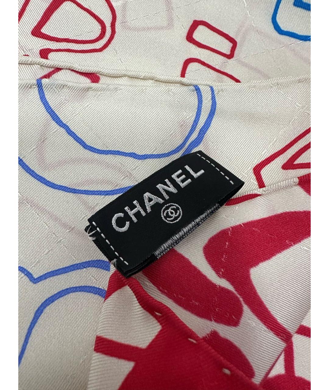 CHANEL Мульти шелковый платок, фото 3