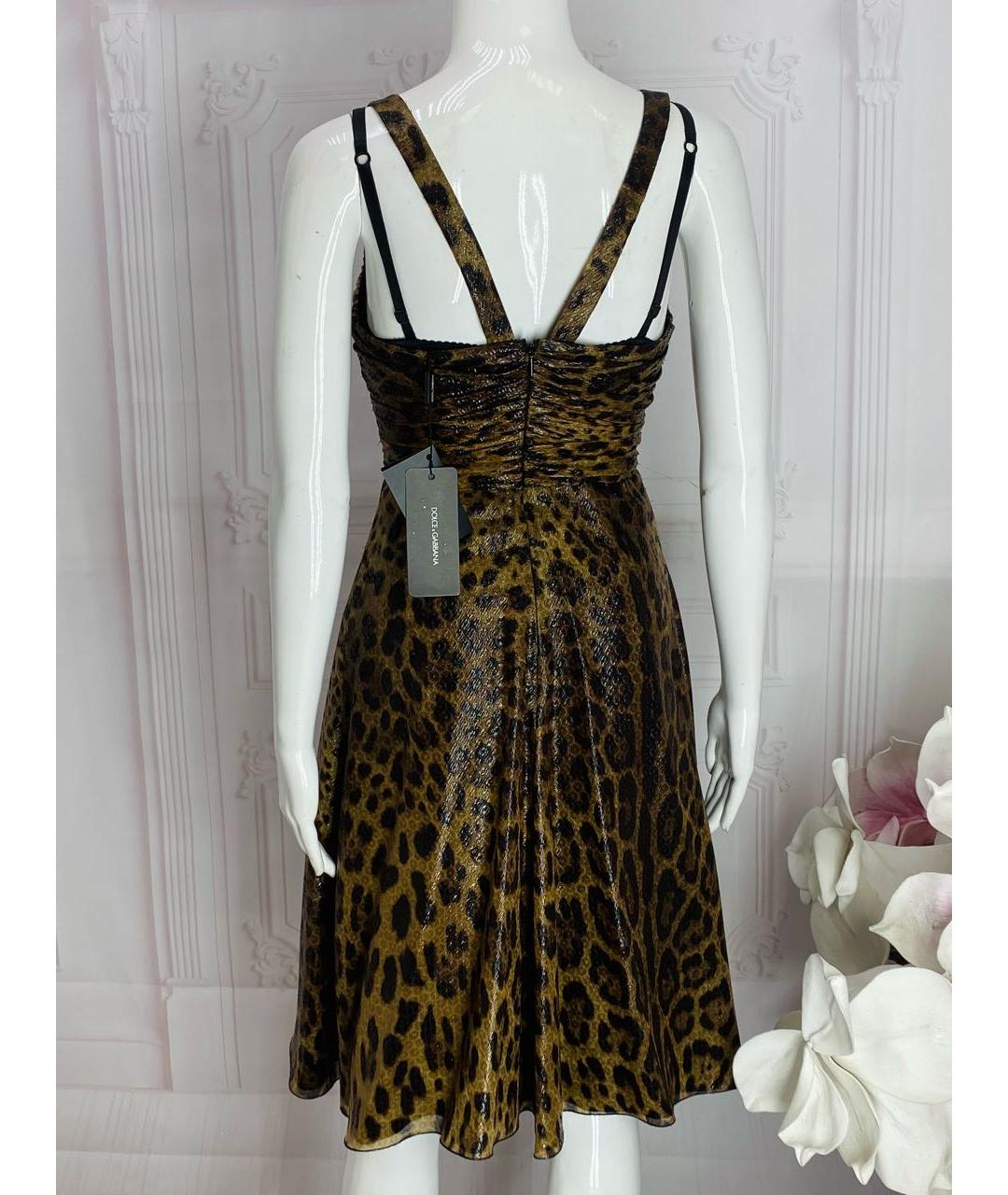 DOLCE&GABBANA Шелковое коктейльное платье, фото 6