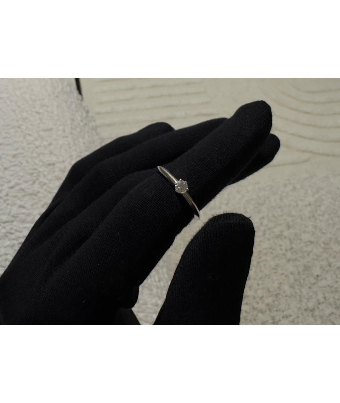 TIFFANY&CO Серебряное платиновое кольцо, фото 4