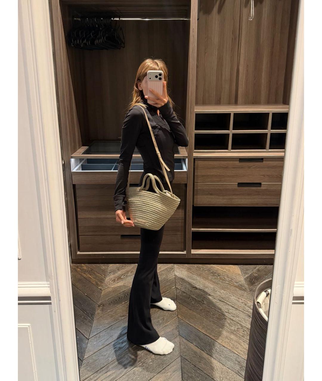 BALENCIAGA Бежевая пляжная сумка, фото 4