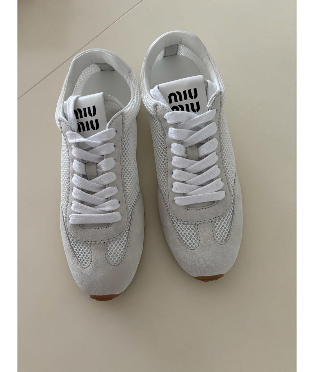 MIU MIU Белые кеды, фото 2