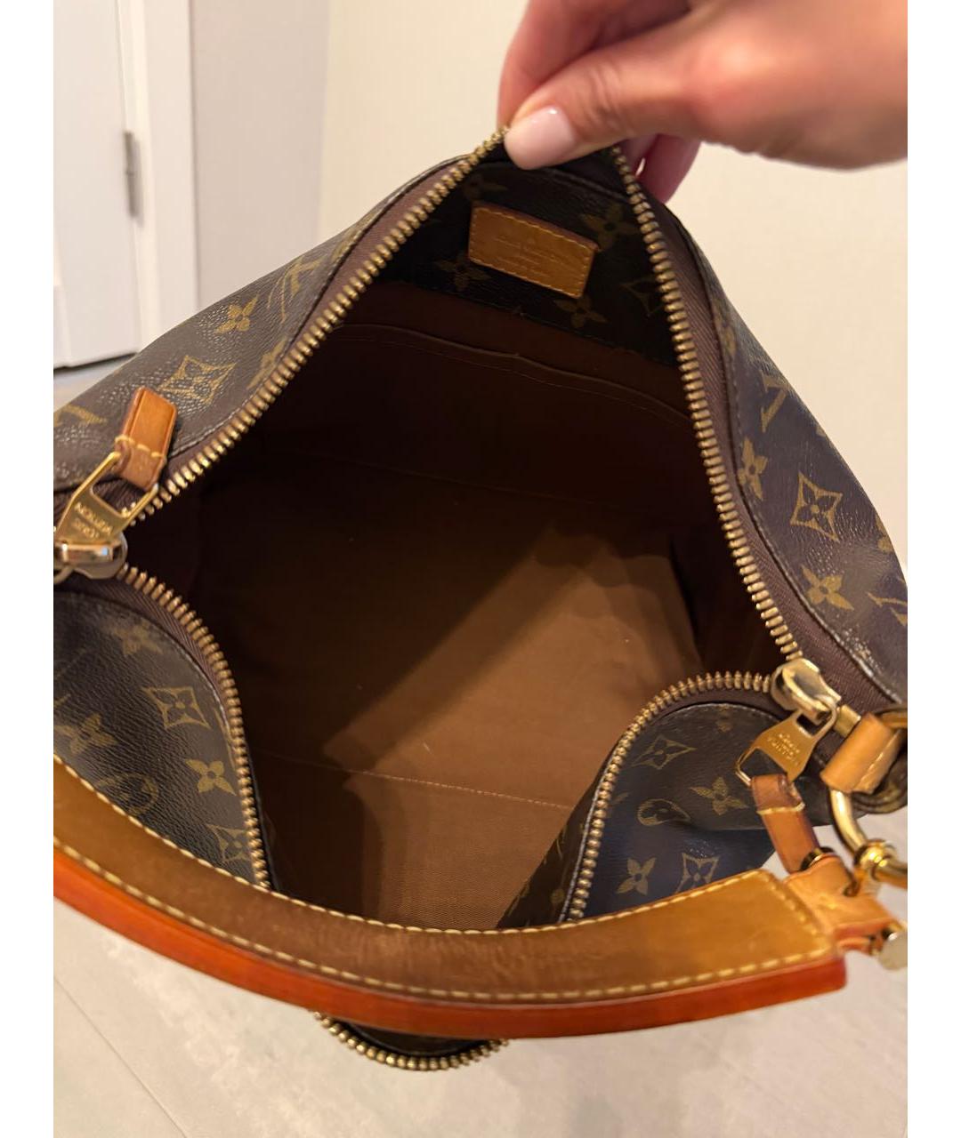 LOUIS VUITTON Коричневая сумка тоут, фото 4