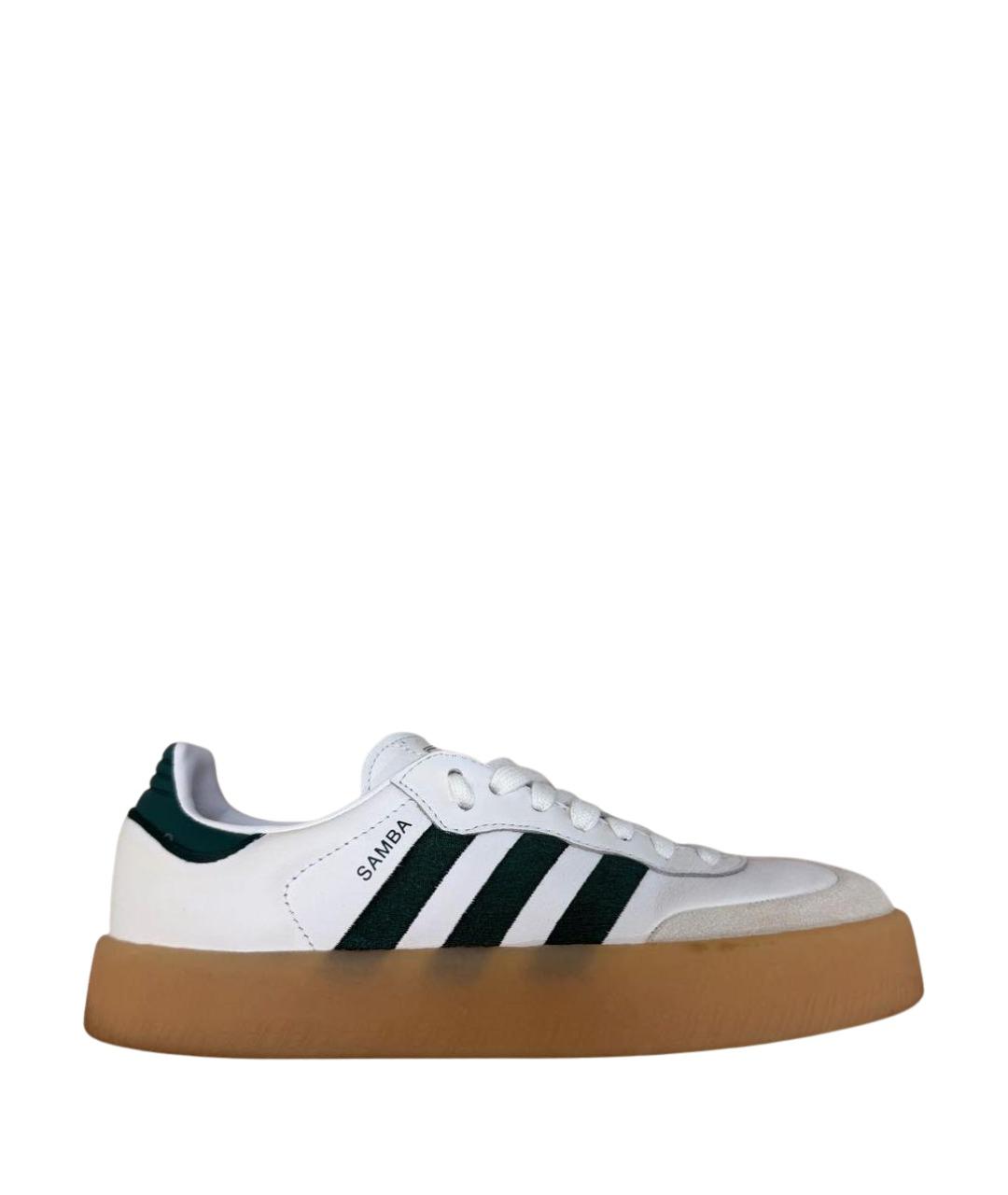 ADIDAS Белые кожаные кеды, фото 1