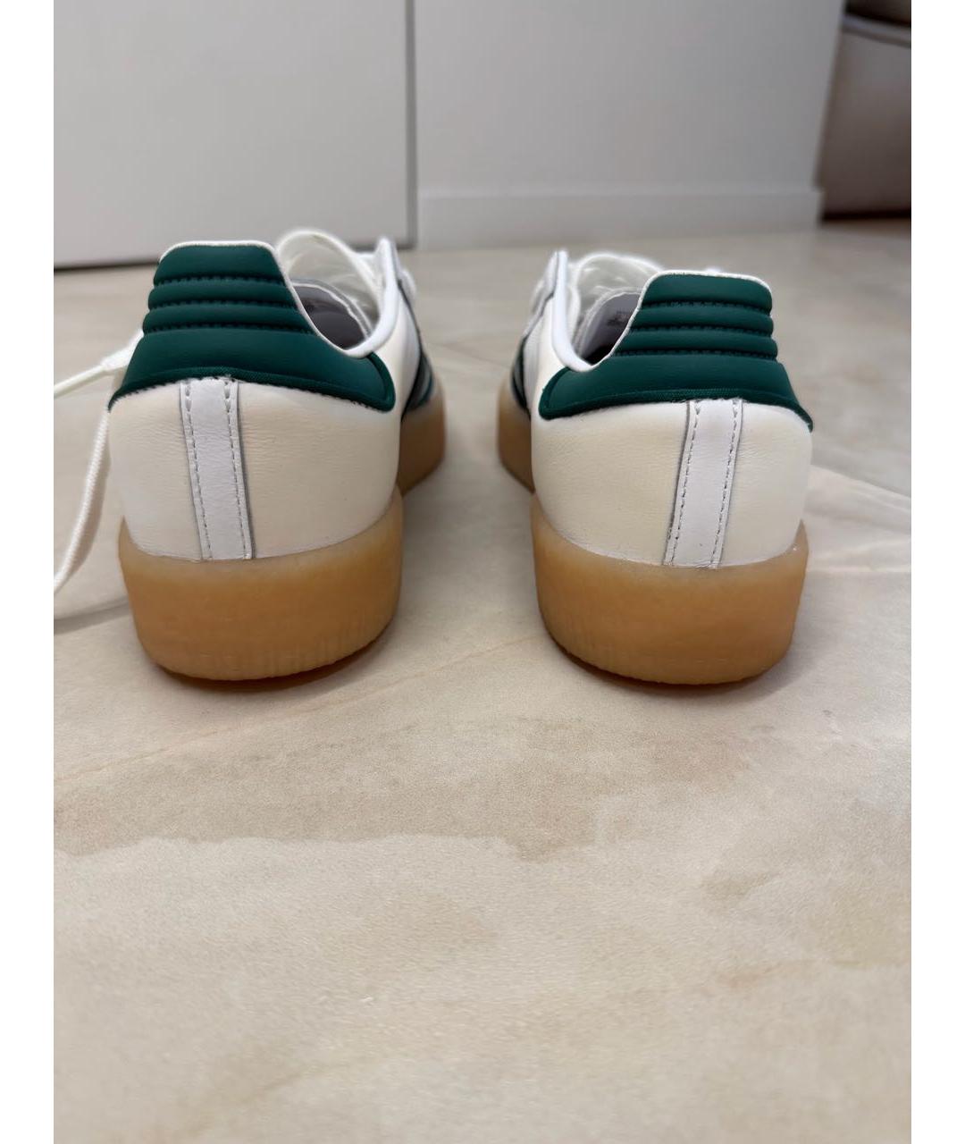 ADIDAS Белые кожаные кеды, фото 4