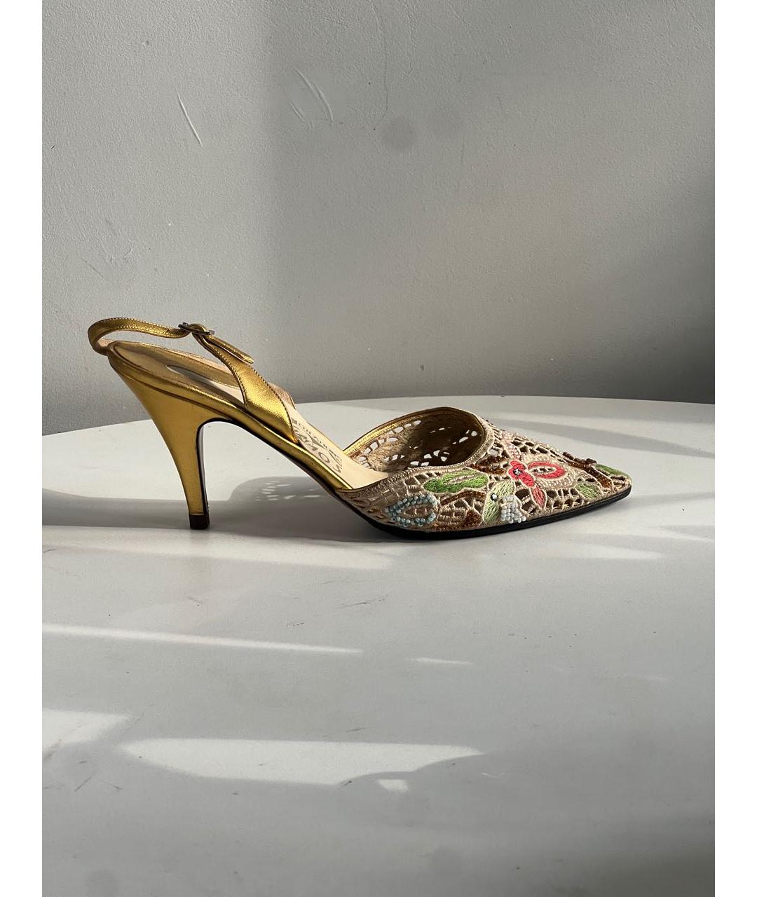FERRAGAMO Мульти кожаные босоножки, фото 8
