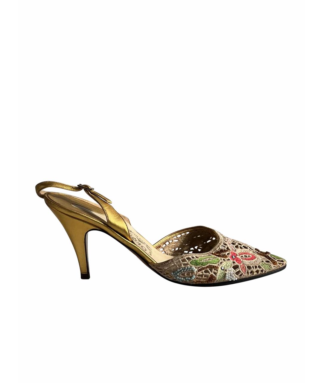 FERRAGAMO Мульти кожаные босоножки, фото 1