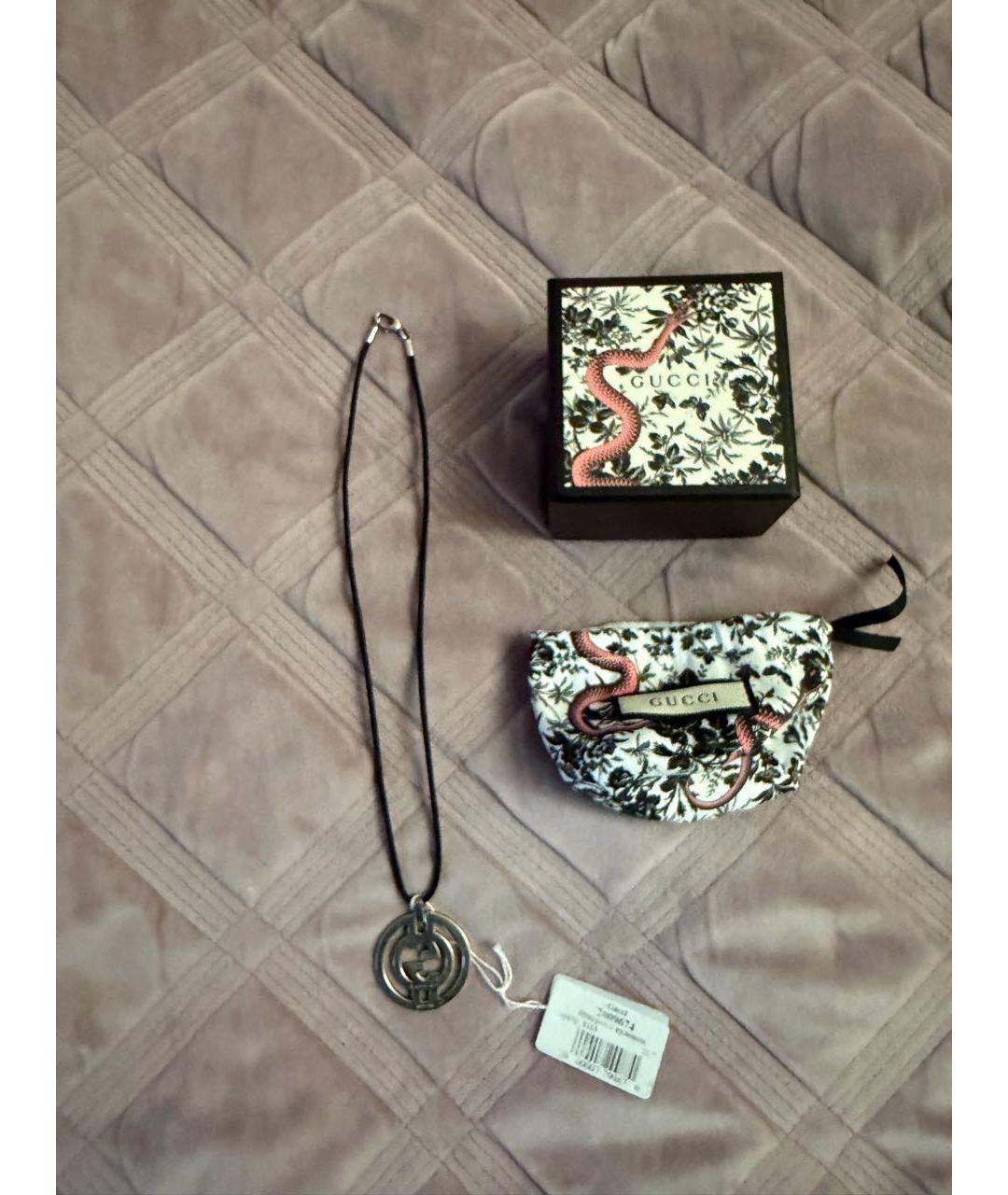 GUCCI Серебряный серебряный кулон, фото 2