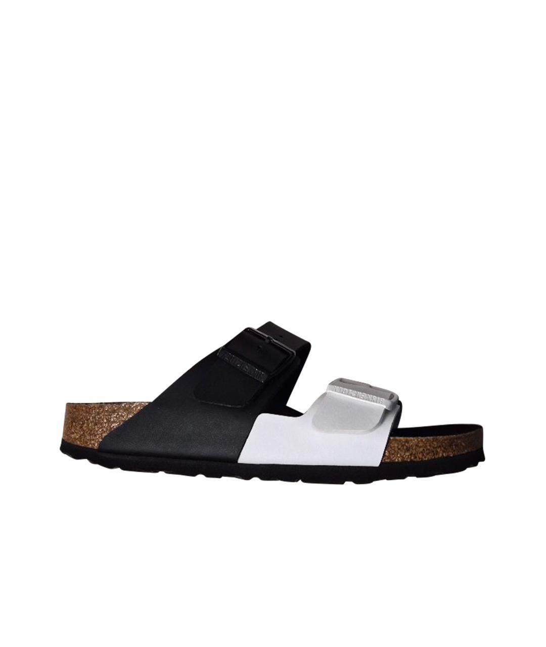 BIRKENSTOCK Белые кожаные сандалии, фото 1