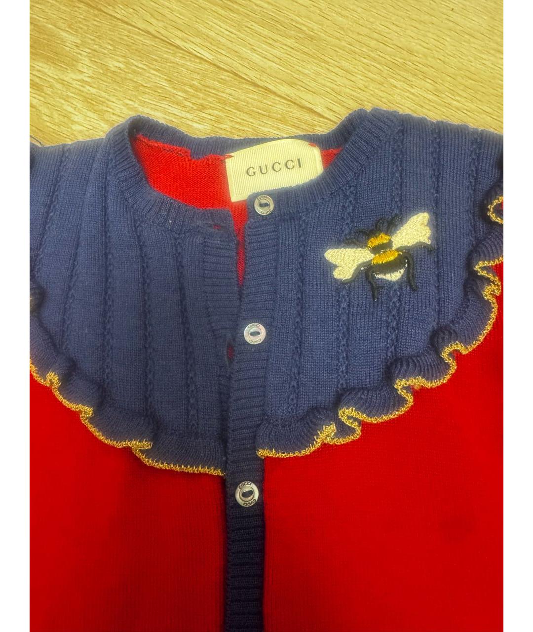 GUCCI KIDS Красный жакет / жилет, фото 2
