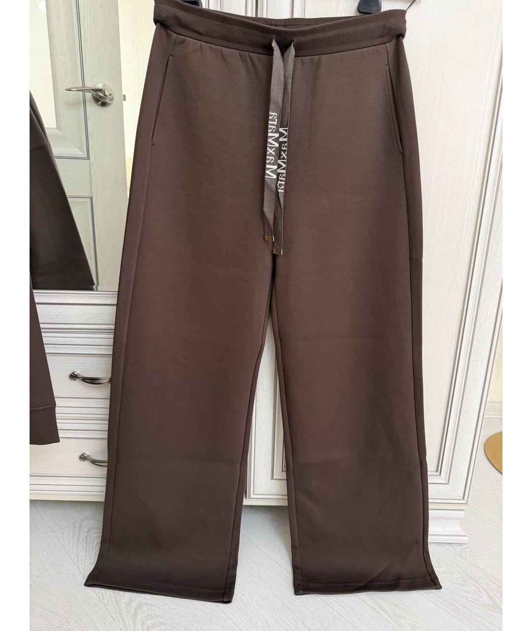 'S MAX MARA Коричневый хлопковый спортивные костюмы, фото 4