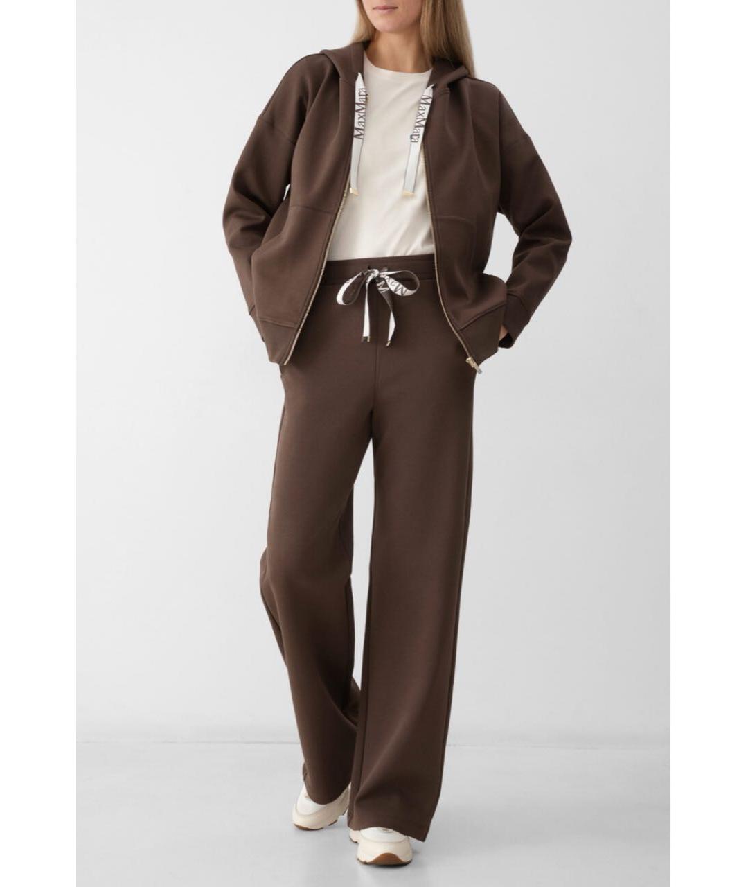 'S MAX MARA Коричневый хлопковый спортивные костюмы, фото 3