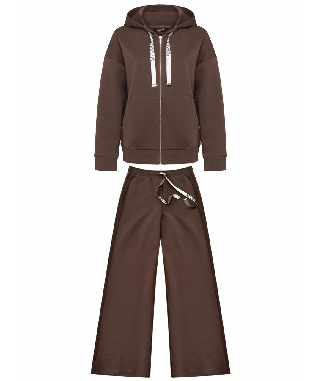 'S MAX MARA Коричневый хлопковый спортивные костюмы, фото 1