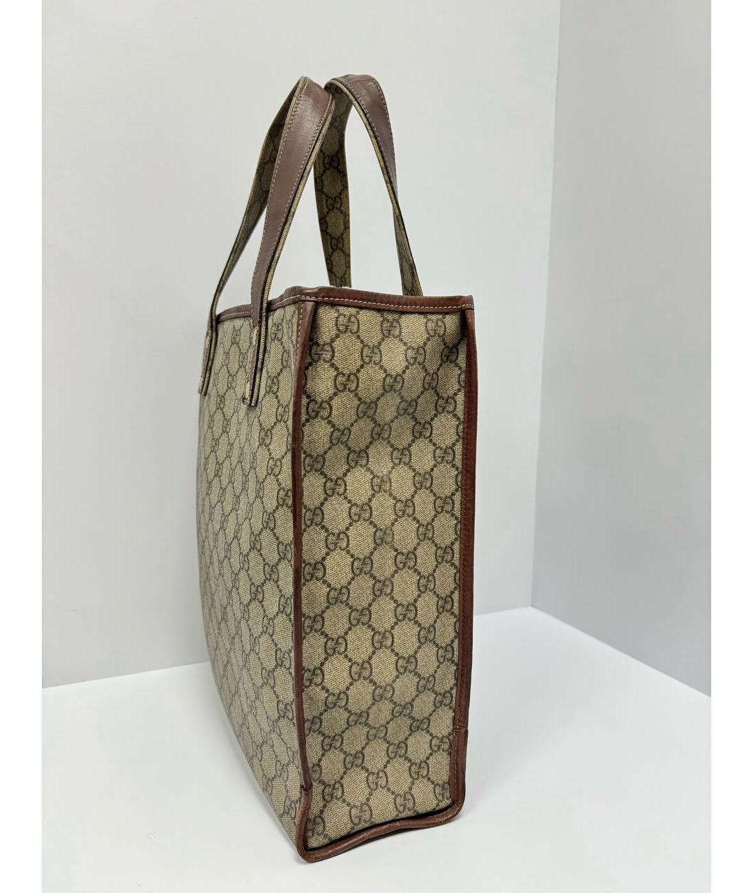 GUCCI Бежевая сумка тоут, фото 4