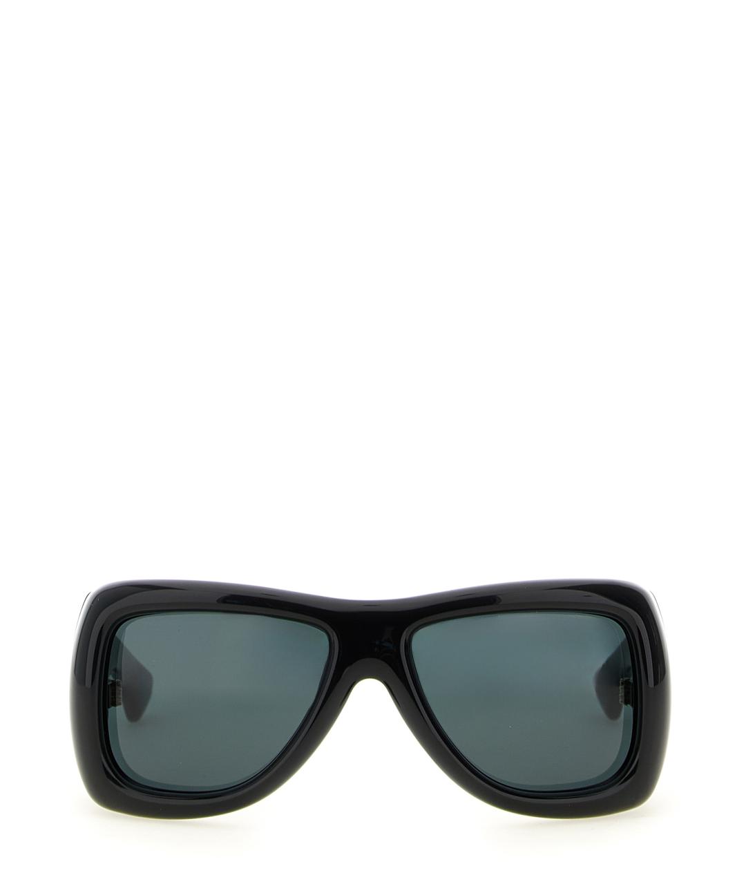 SAINT LAURENT Черные пластиковые солнцезащитные очки, фото 1