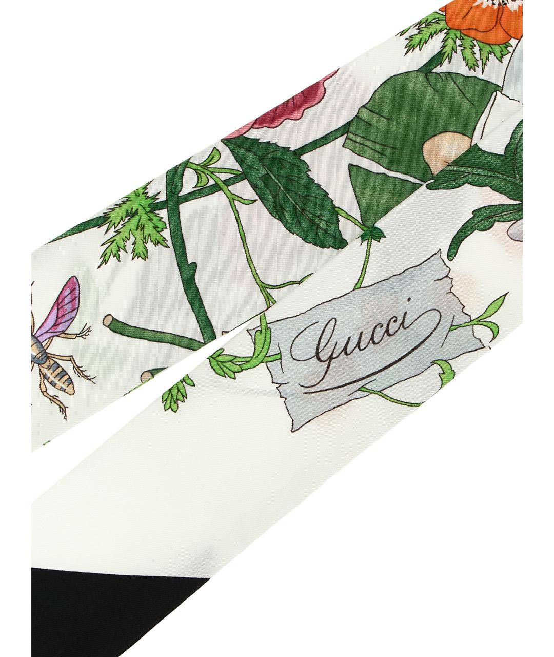 GUCCI Мульти шелковый шарф, фото 3