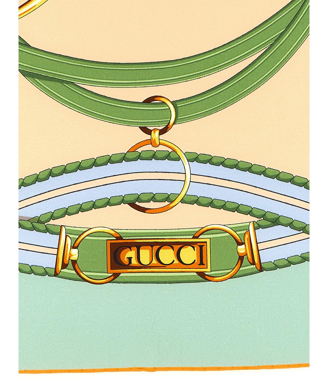 GUCCI Мульти шелковый платок, фото 2