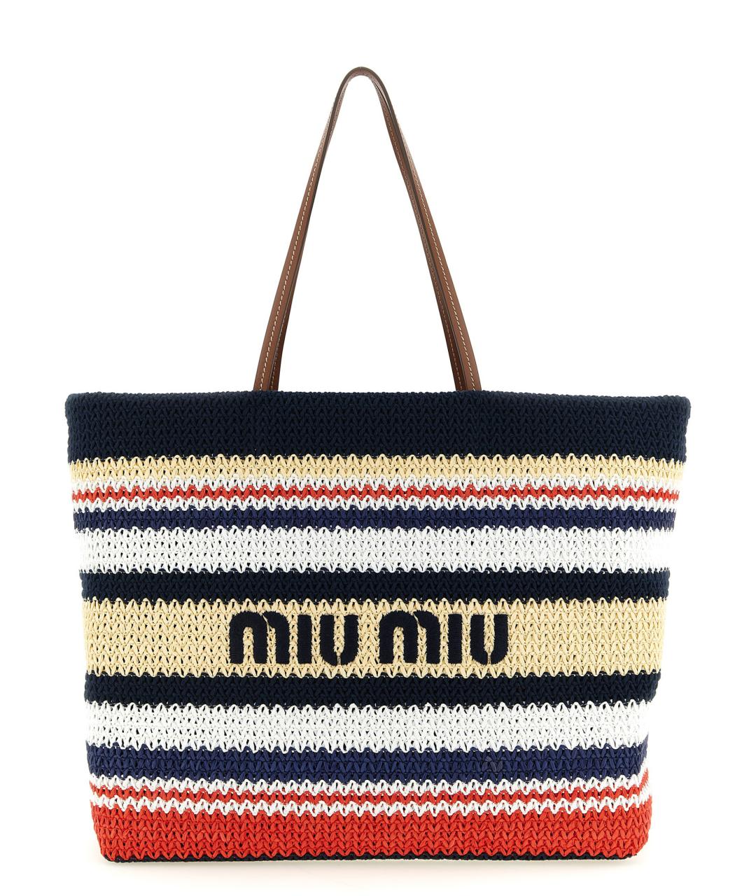 MIU MIU Мульти хлопковая сумка тоут, фото 1