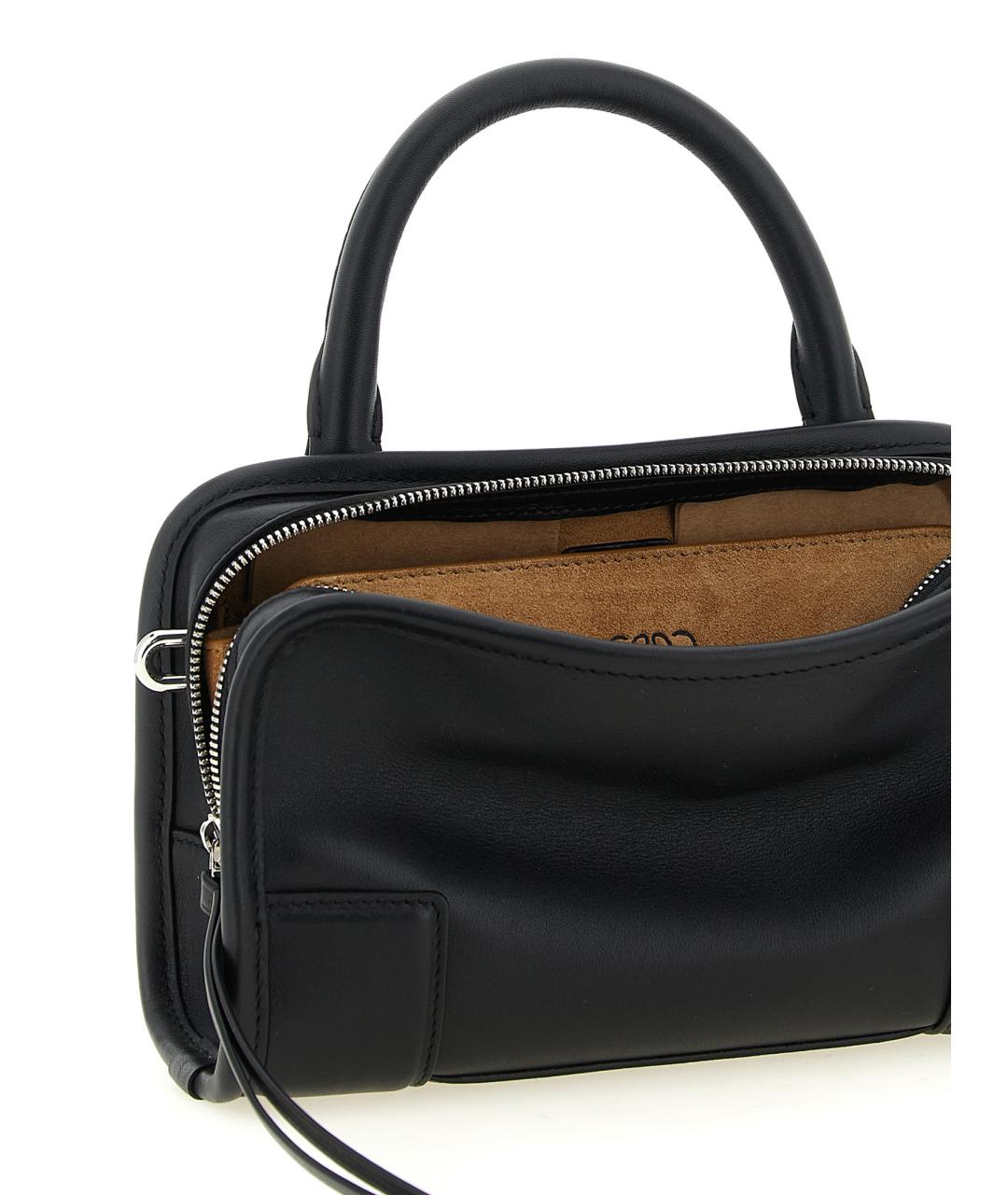 LOEWE Черная кожаная сумка тоут, фото 3