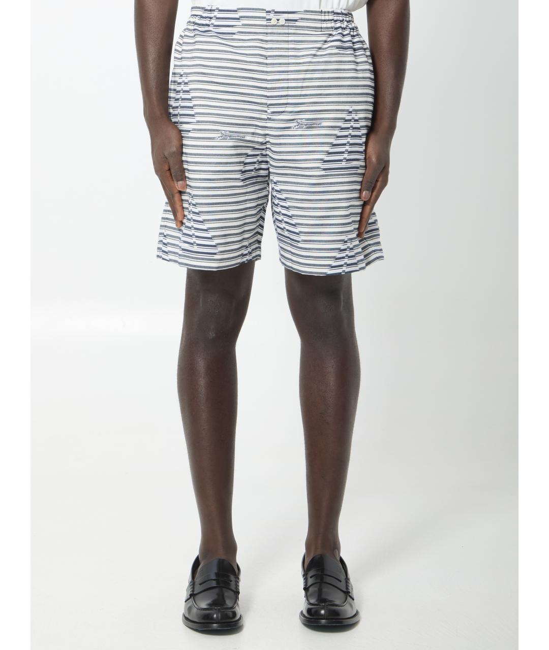 JACQUEMUS Мульти хлопковые шорты, фото 5