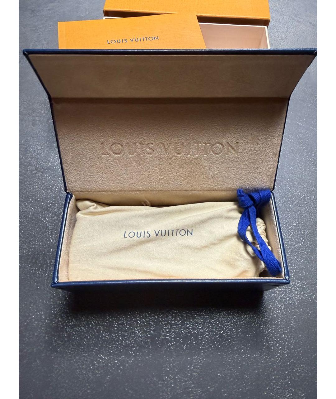 LOUIS VUITTON Черные пластиковые солнцезащитные очки, фото 6