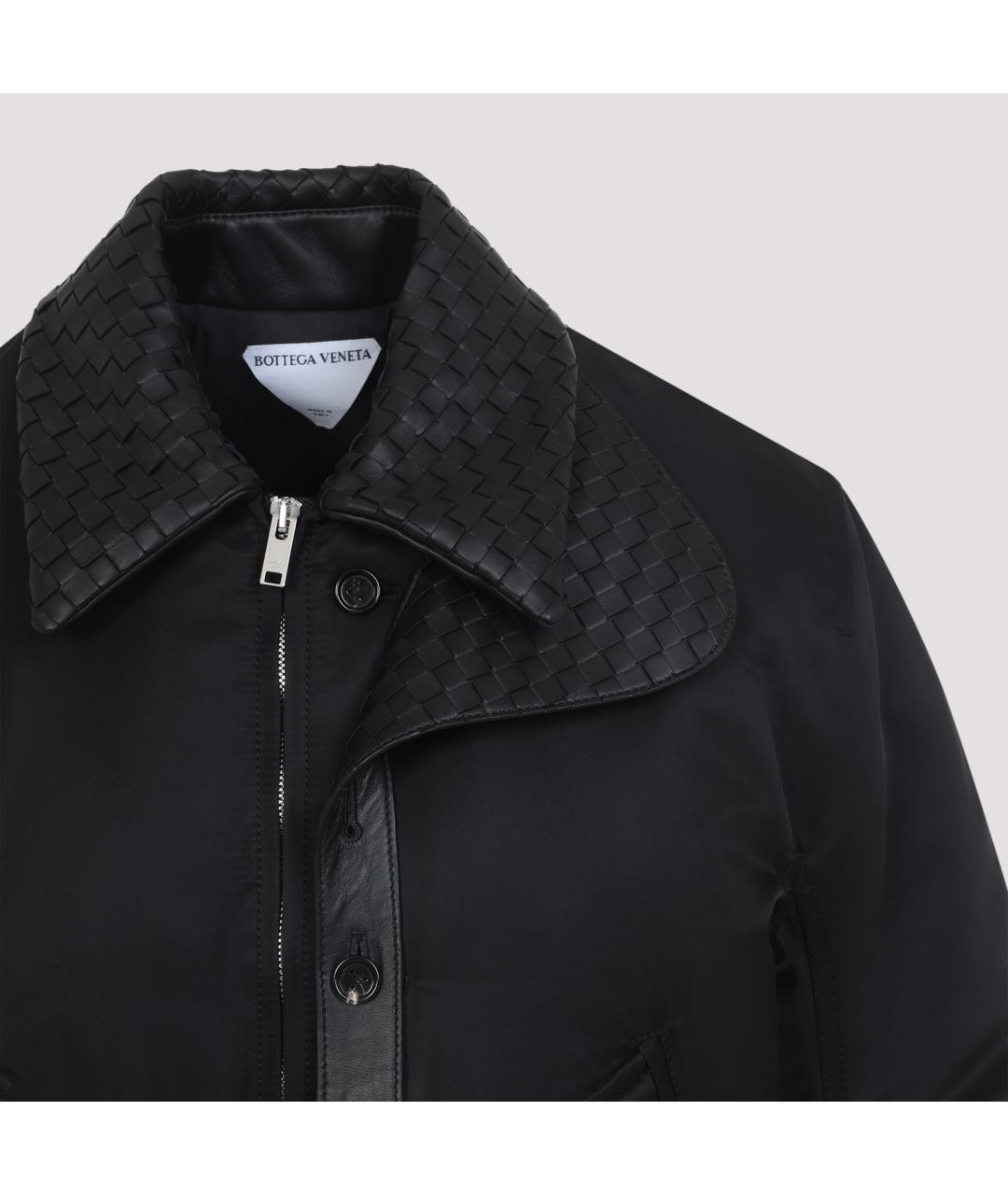BOTTEGA VENETA Черная полиамидовая куртка, фото 4