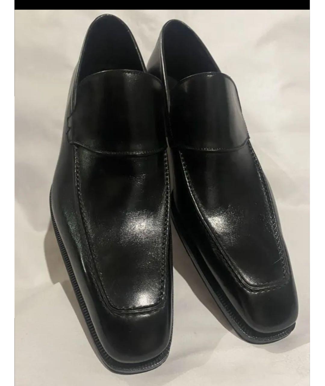 GUCCI Черные кожаные туфли, фото 3