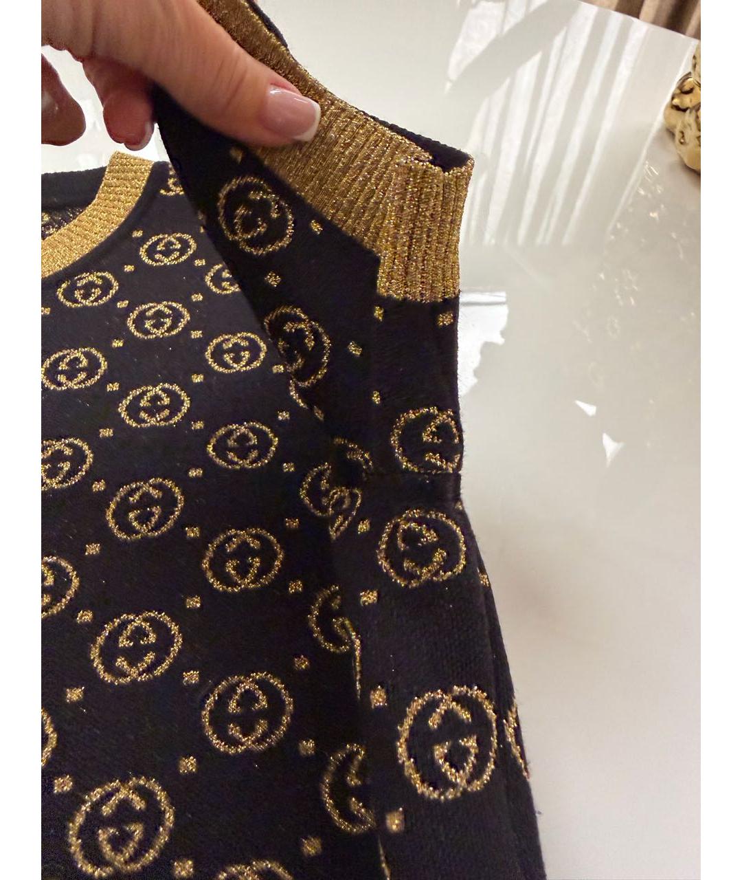 GUCCI Черный джемпер / свитер, фото 5