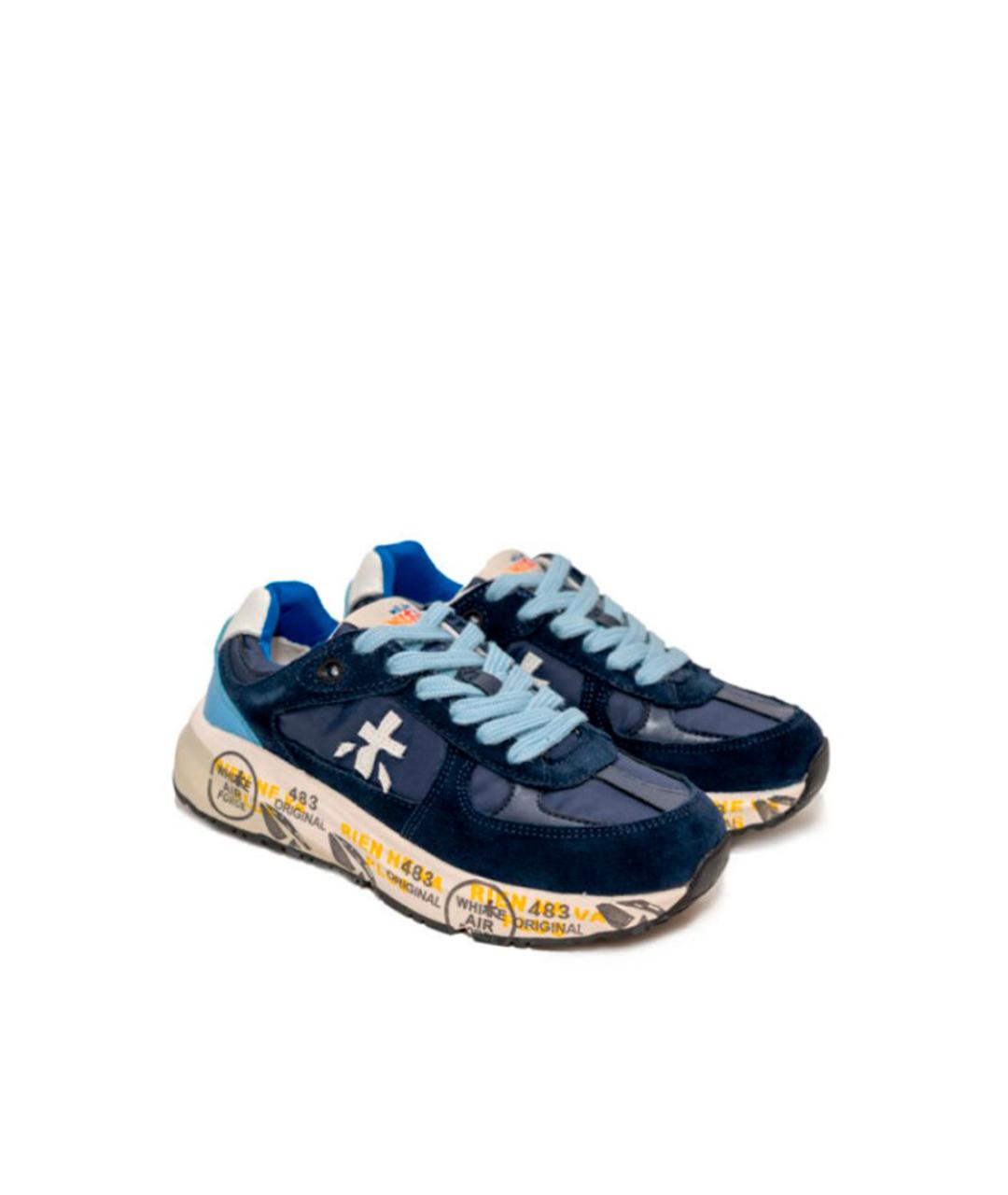 PREMIATA Синие кеды, фото 2