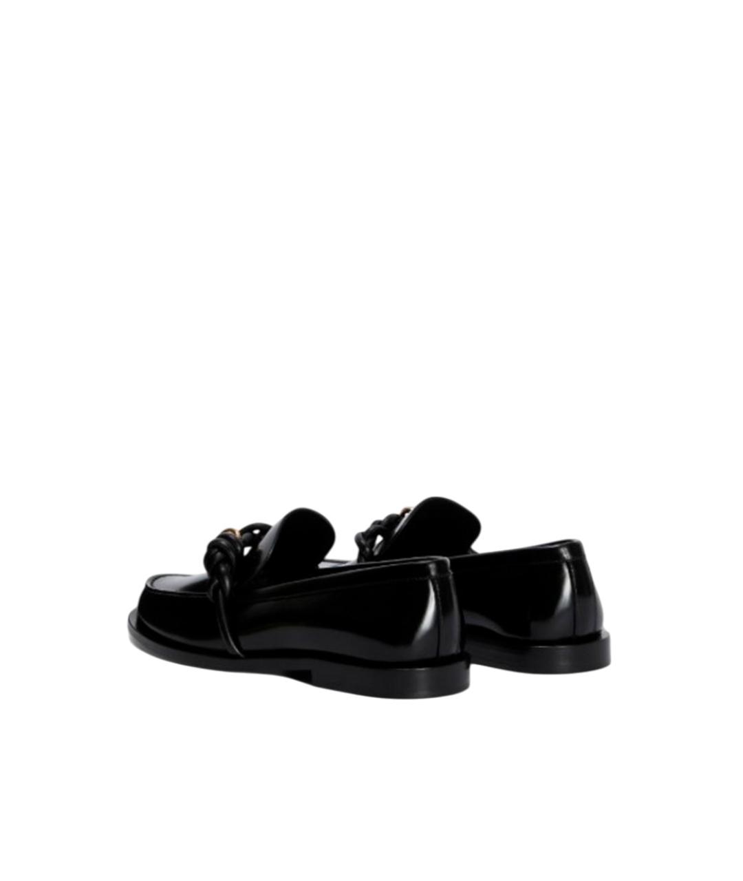 JIL SANDER Черные кожаные лоферы, фото 3