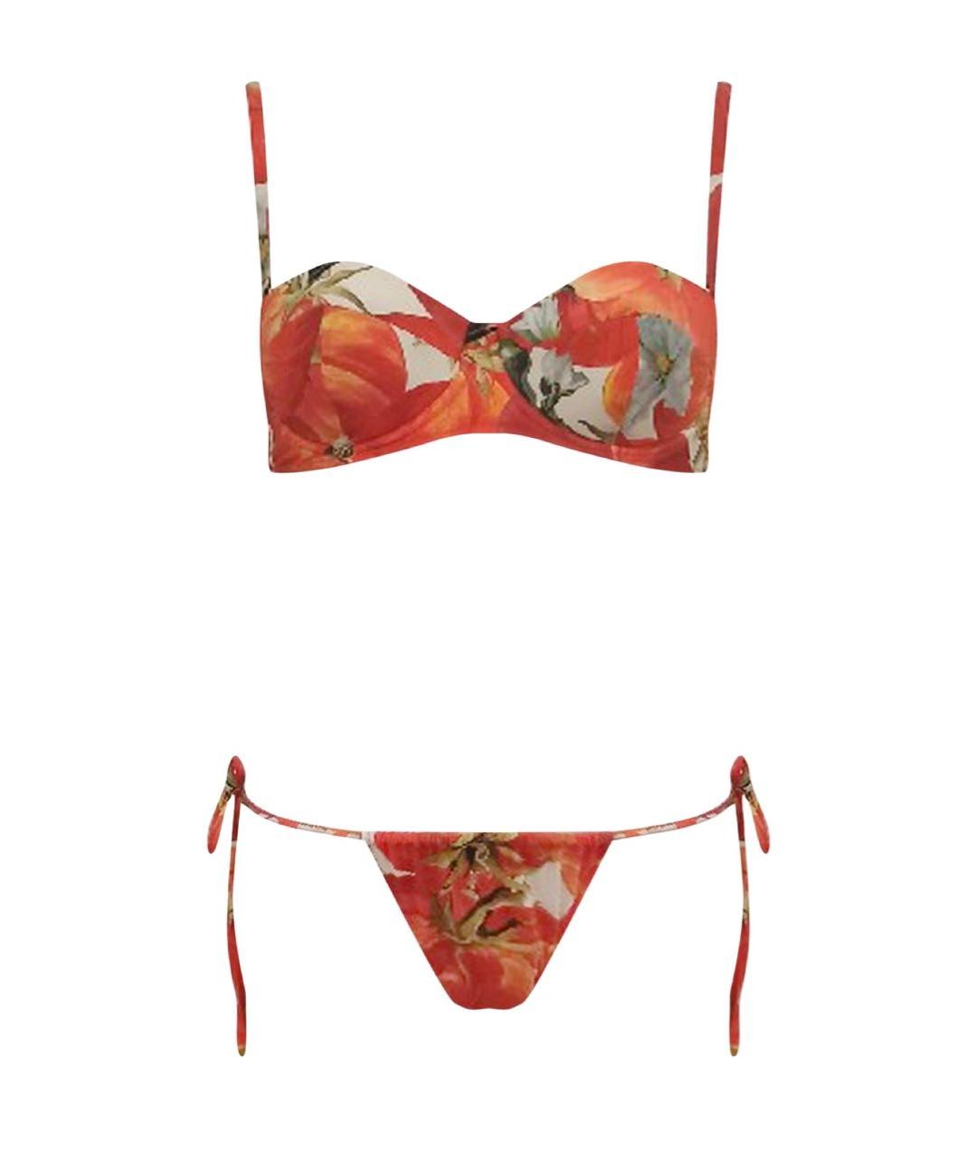 DOLCE&GABBANA Оранжевый купальник, фото 9
