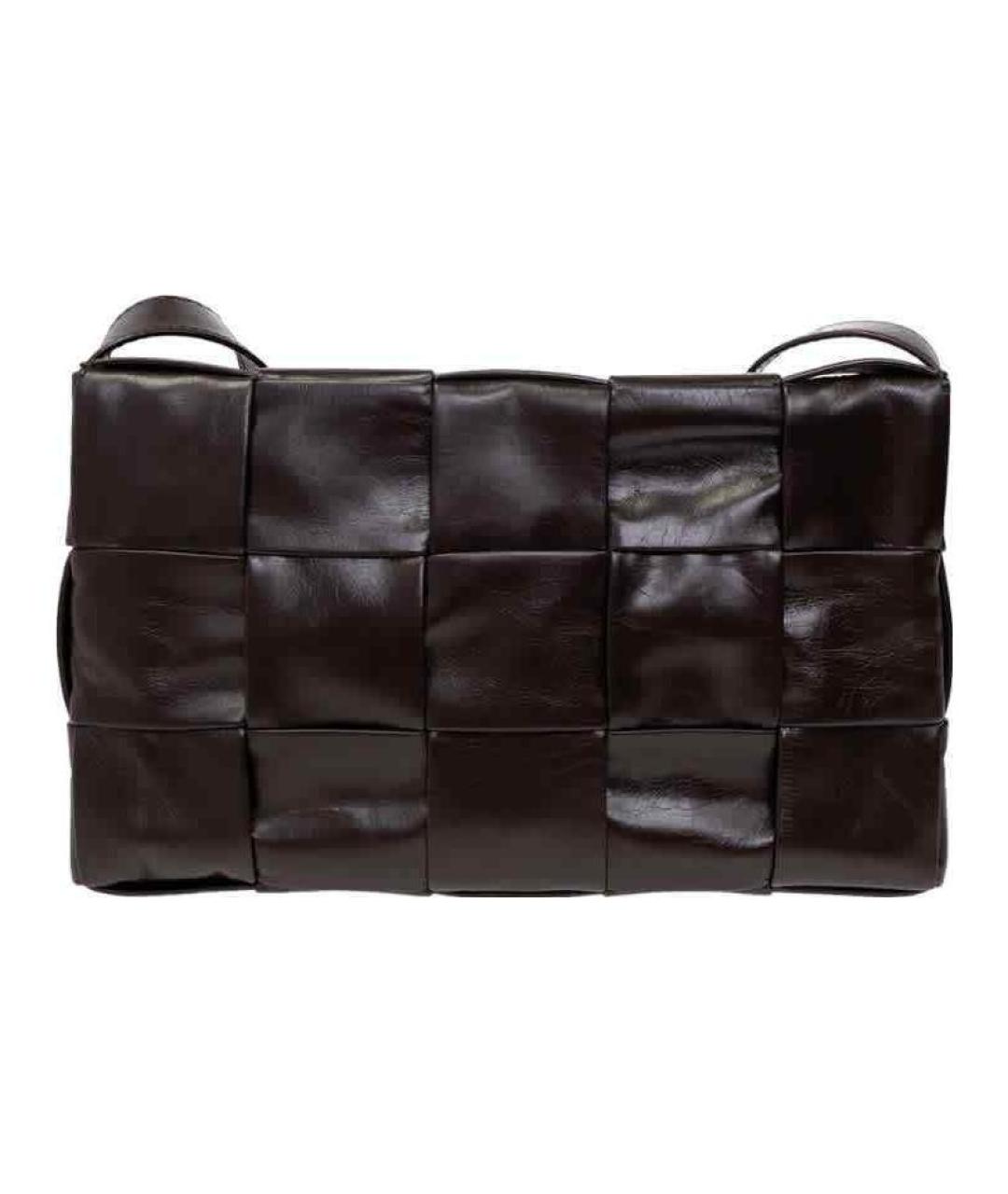 BOTTEGA VENETA Коричневая кожаная папка для документов, фото 4
