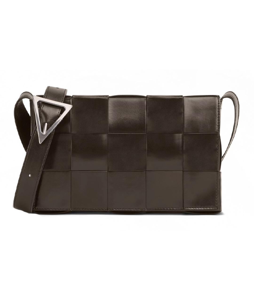 BOTTEGA VENETA Коричневая кожаная папка для документов, фото 6