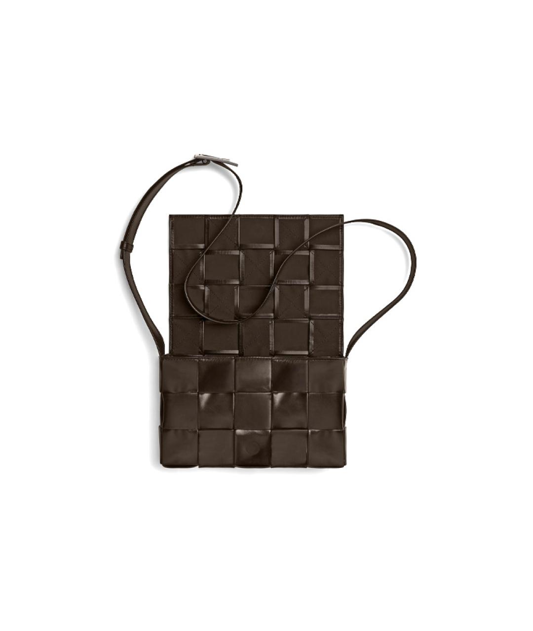 BOTTEGA VENETA Коричневая кожаная папка для документов, фото 5