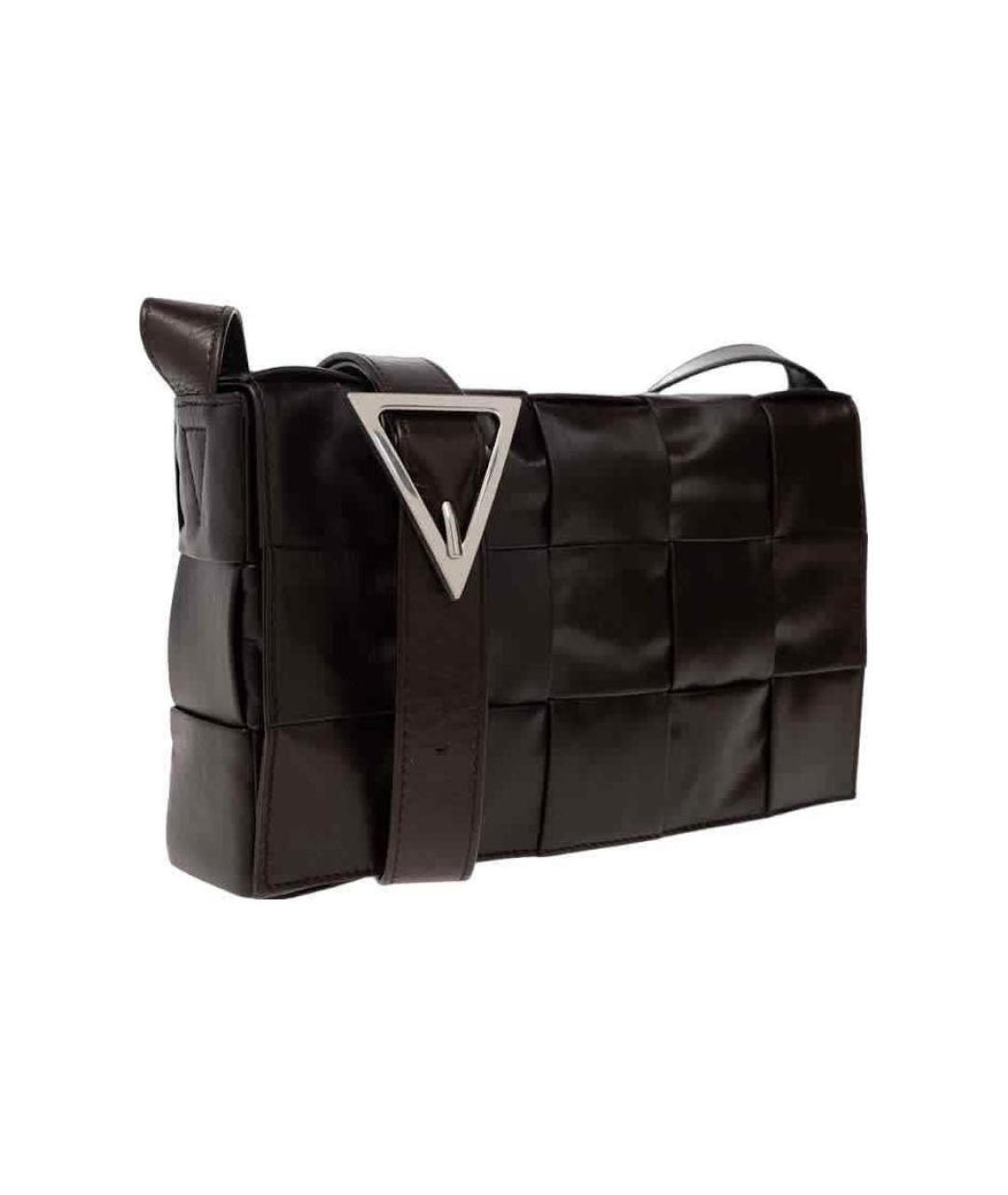 BOTTEGA VENETA Коричневая кожаная папка для документов, фото 3