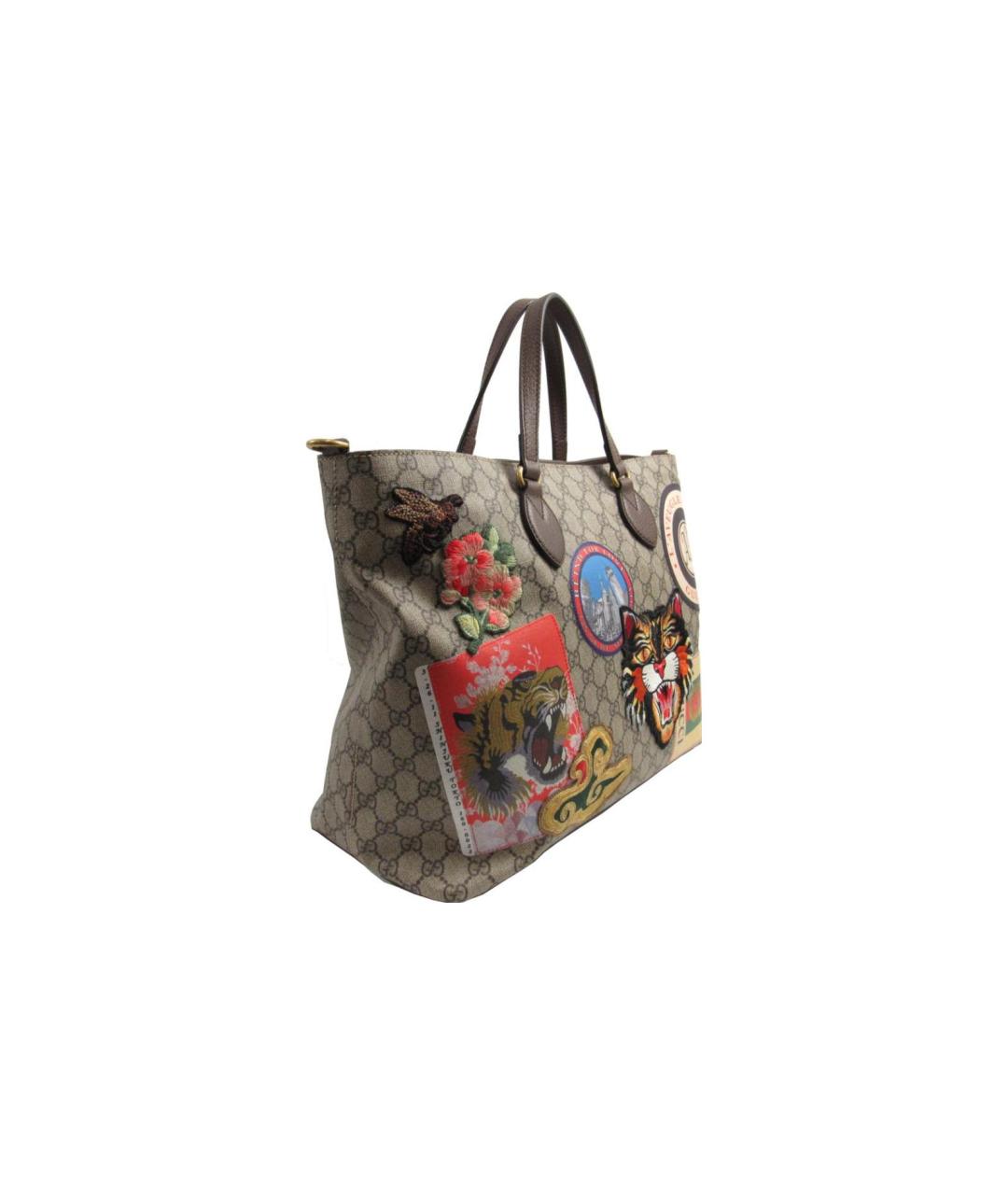 GUCCI Коричневая сумка на плечо, фото 3