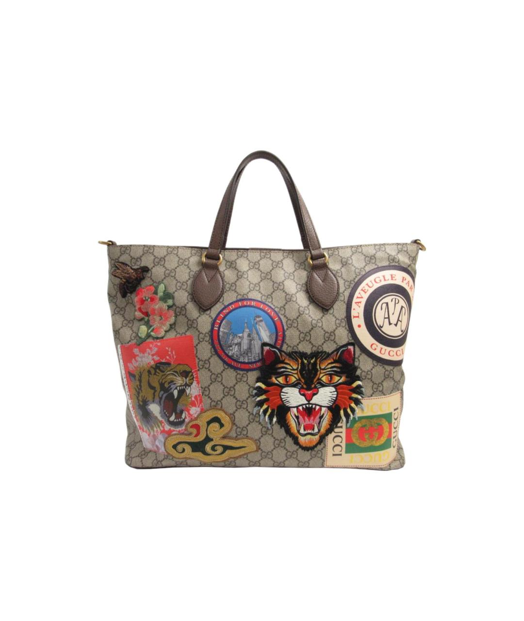 GUCCI Коричневая сумка на плечо, фото 2