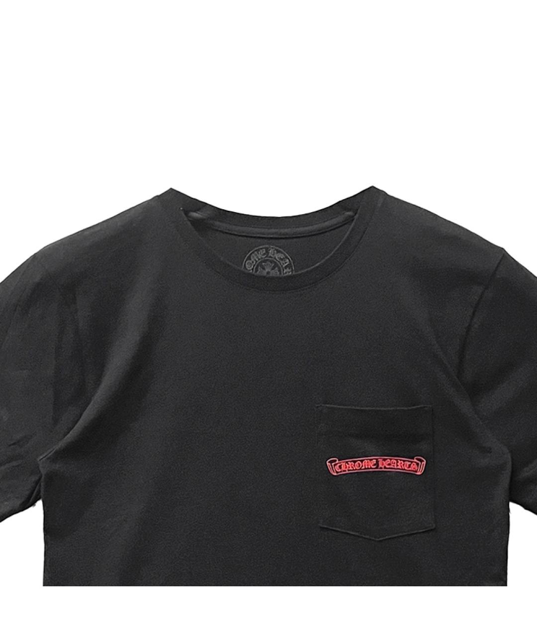 CHROME HEARTS Черная футболка, фото 3